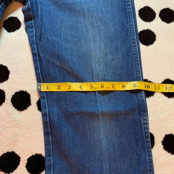 Wrangler Cowboy Cut Bootcut 13MWZ Faded Denim Western Jeans - Picture 11 of 13